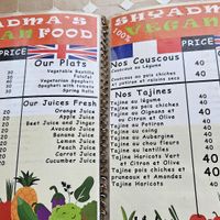 The food was ok, nice, but expected a little more... at Shyadma's Vegan Food in Essaouira