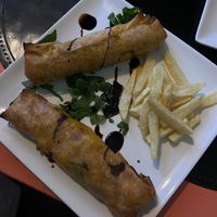 spring rolls  at Shyadma's Vegan Food in Essaouira