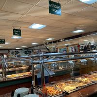 Buffet stations at Oriental Super Buffet in Zanesville