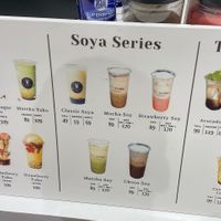 Soya series on menu!   at Taho Klasiko - SM City Tarlac in Tarlac City