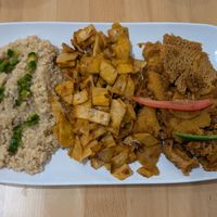vegan breakfast platter at Buna Kurs in Richmond