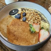Fruity Glory Pancakes (don't recommend) at VEGANERIE Street - วงเวียนใหญ่ in Bangkok