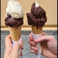 chocolate and honey melon at Cappadonia Gelati - Via Vittorio Emanuele in Palermo