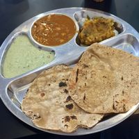 Chapathi set with Channa (chickpea curry) at Balaji Dosai in Kandy
