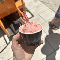 Strawberry 🍓   at Riva Gelateria in Split