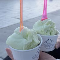   at Riva Gelateria in Split