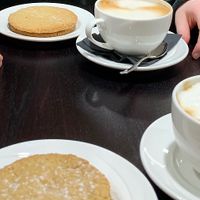   at Valerie's Tearoom in Whitley Bay