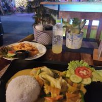 Vegetable curry at Achille Restobar in Moalboal