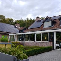 View from the garden at Pancake Restaurant Bergzicht (Pannenkoekenhuis Bergzicht) in Woudenberg