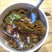 Choley paddi chaat  at Neha Snacks in Leh