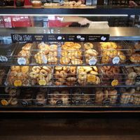 Freshly baked beagles at Einstein Bros Bagels in Tempe