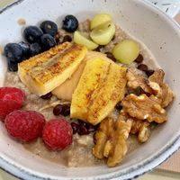 Porridgee  at La Aldea Cafe Bar in Conil De La Frontera