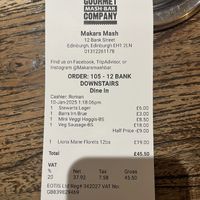  #Veganuary at Makars Mash Bar - Edinburgh in Edinburgh