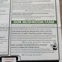 Plant-based menu  at Makars Mash Bar - Edinburgh in Edinburgh