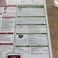 drinks menu  at Makars Mash Bar - Edinburgh in Edinburgh