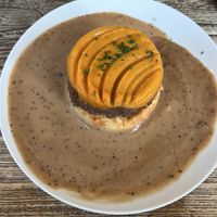 Vegan haggis  at Makars Mash Bar - Edinburgh in Edinburgh