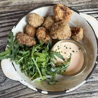 Lion’s mane bites  at Makars Mash Bar - Edinburgh in Edinburgh
