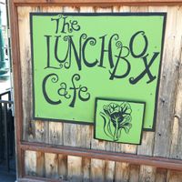 Sign on 4th (across from Safeway ) at Lunchbox Cafe in Ellensburg