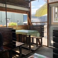 Seating at Lunchbox Cafe in Ellensburg