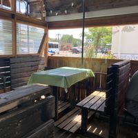 Seating at Lunchbox Cafe in Ellensburg