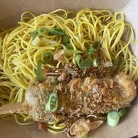 Fried tofu with noodles  at Parita Thaï Food in Porto-vecchio