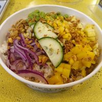 A vegan poke at Aloha Poké in A Coruna
