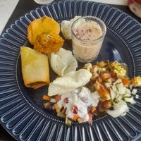 Starters. Forgot to take any more photos, as we were enjoying the food too much. at Padharo in Southampton