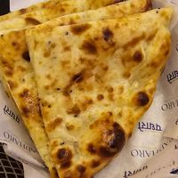 Vegan naan at Padharo in Southampton