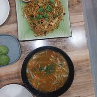 Noodles and soup at Momo Central Brunswick in Brunswick