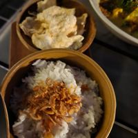 Curry sides at Jungle Fish Bali in Ubud