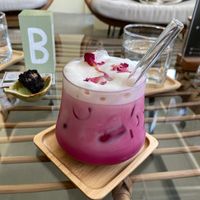Beetroot Latte at Kia Ora Café in Koh Phangan
