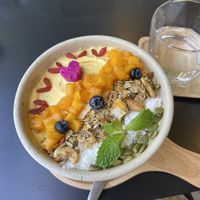 Mango Smoothie bowl  at Kia Ora Café in Koh Phangan