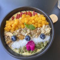 Mango Smoothie bowl  at Kia Ora Café in Koh Phangan