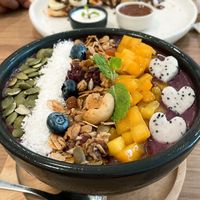 Açaí smoothie bowl  at Kia Ora Café in Koh Phangan