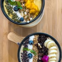Smoothie bowls  at Kia Ora Café in Koh Phangan