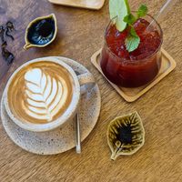 best Cappuccino and homemade icetea at Kia Ora Café in Koh Phangan