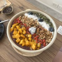 acai berry smoothie bowl  at Kia Ora Café in Koh Phangan