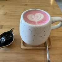 Pink latte😋  at Kia Ora Café in Koh Phangan