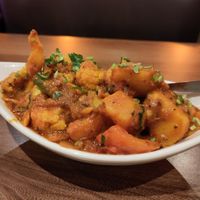 Aloo Gobi at Everest Brasserie in Salisbury
