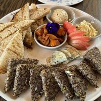This is my favorite. So delicious. Bread plate  at Blossom & Root Kitchen in Danville