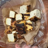 Side of grilled tofu at Blossom & Root Kitchen in Danville