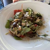Panzanella salad  at Blossom & Root Kitchen in Danville