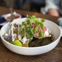 Chilaquiless  at Blossom & Root Kitchen in Danville