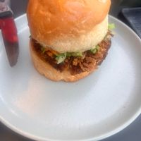 Burger  at Blossom & Root Kitchen in Danville