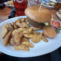 Fireball Burger  at Inside Rock Cafe in Bergen