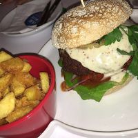 Vegan burger:)) at Inside Rock Cafe in Bergen