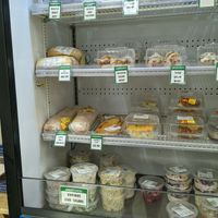 all meaty cheesey deli stuff at Gooseberries in Grants Pass