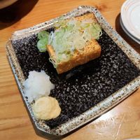 Vegan Tofu Side dish at Gensoba Shingari in Tokyo