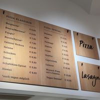 Menu  at Paradiso  in Graz