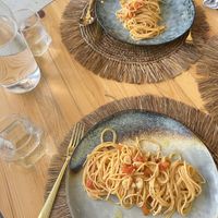 spaghetti fresca  at Bliss in Siargao